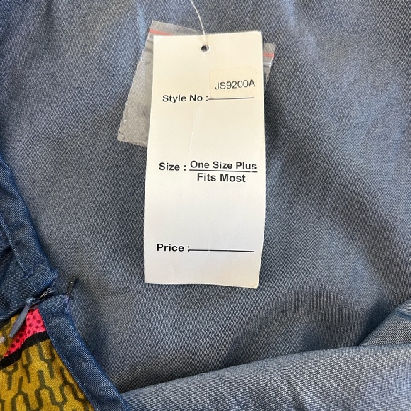 Velma New York Plus Size Kaftan Maxi Dress One Size Fits Most - Picture 13 of 16